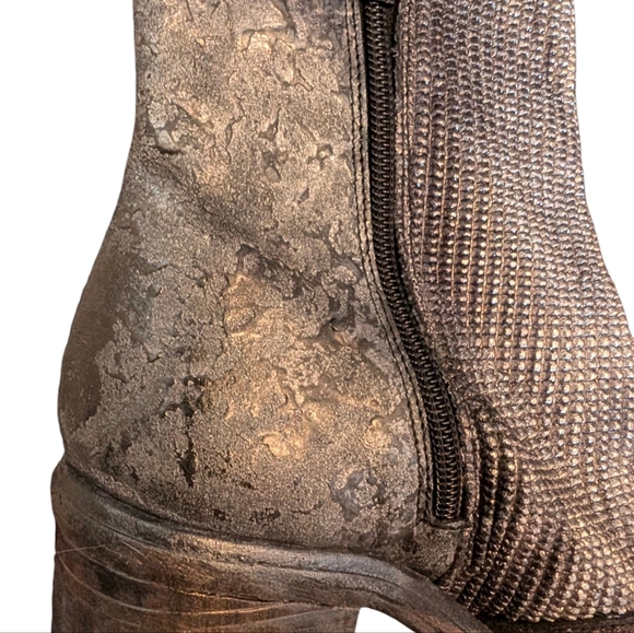 Papucei Iris Silver Bronze Ankle Boot - Picture 4 of 11